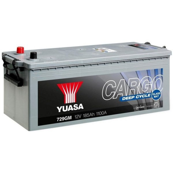 12V 185Ah 1150A Yuasa Cargo Deep Cycle Battery image