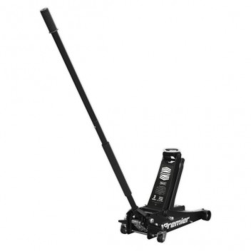 Trolley Jack 3Tonne Rocket Lift Black