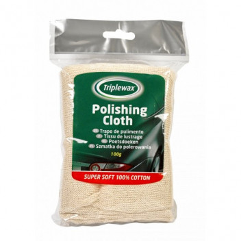 Triplewax 100% Super Soft Cotton Polishing Cloth 100G