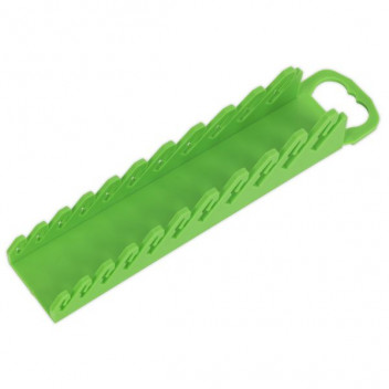 Spanner Rack Capacity 10 Stubby Spanners Hi-Vis Green