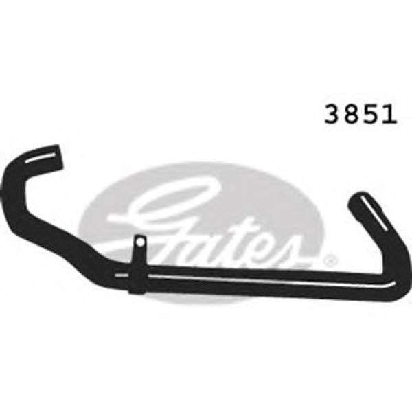 CURVED RADIATOR HOSE 420MMX30 image