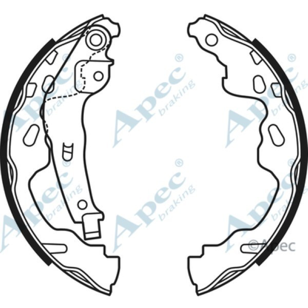 Apec Brake Shoe image