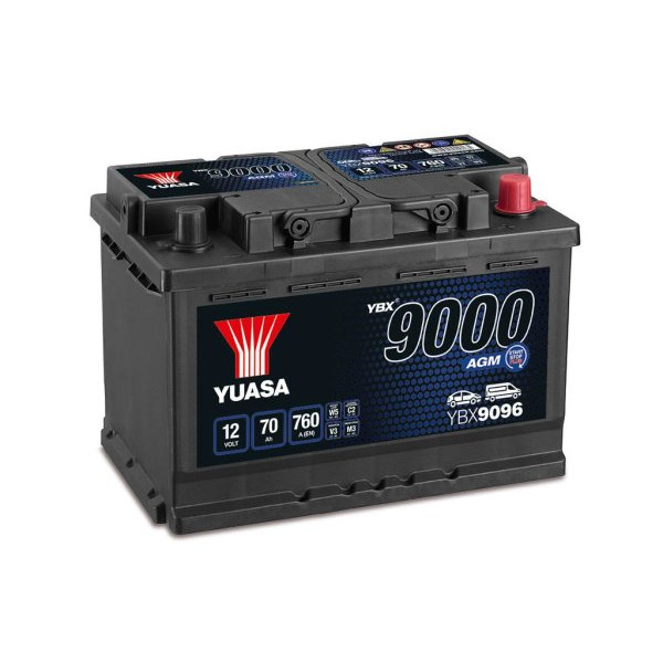 12V 70Ah 760A Yuasa AGM Start Stop Plus Battery image
