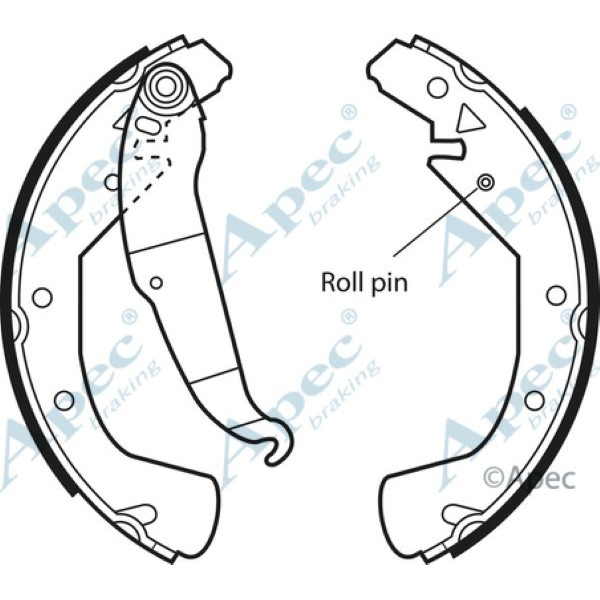 Apec Brake Shoe image