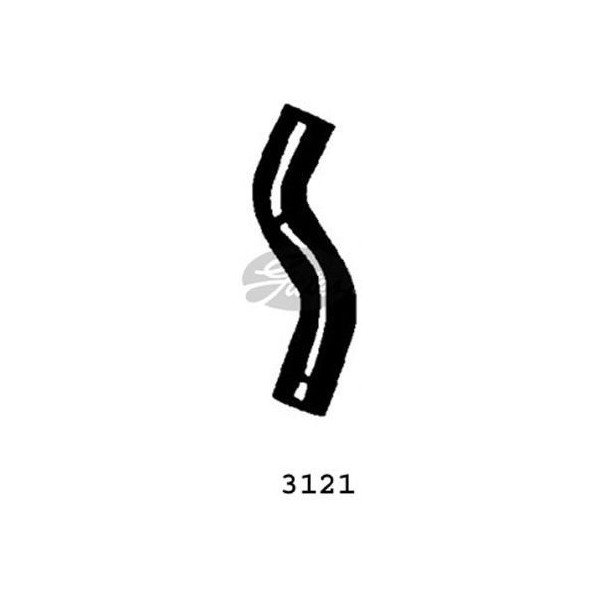 CURVED RADIATOR HOSE image