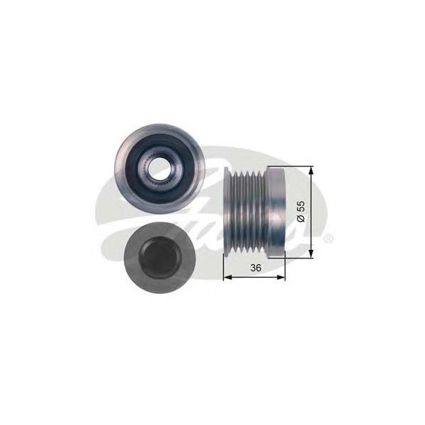 OVER RUNNING ALTERNATOR PULLEY image