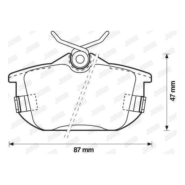 JURID BRAKE PAD image