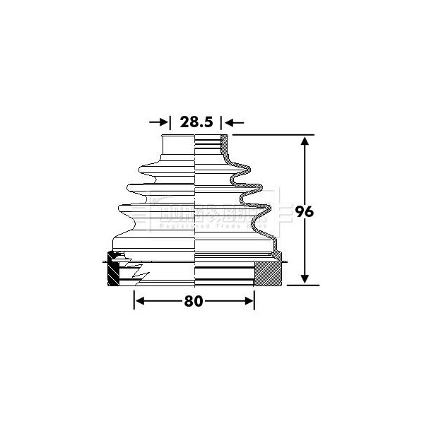 CV JOINT BOOT KIT image