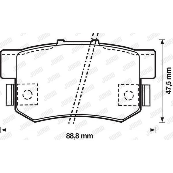JURID BRAKE PAD image