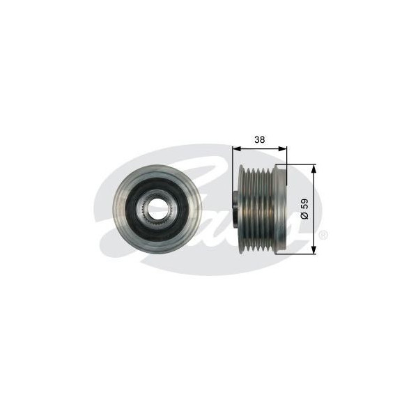 OVER RUNNING ALTERNATOR PULLEY image