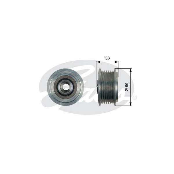 OVER RUNNING ALTERNATOR PULLEY image