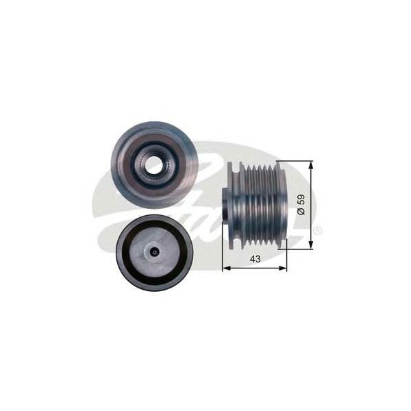OVER RUNNING ALTERNATOR PULLEY image