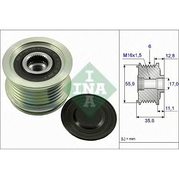 Over-Running Alternator Pulley image