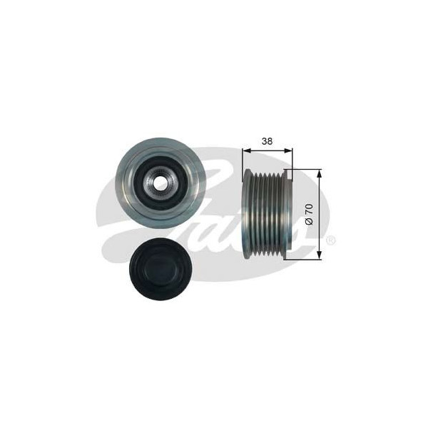 OVER RUNNING ALTERNATOR PULLEY image