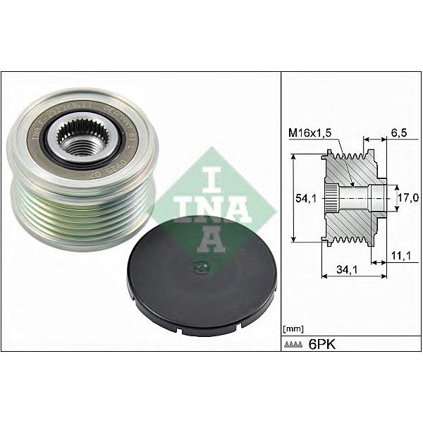 Over-Running Alternator Pulley image