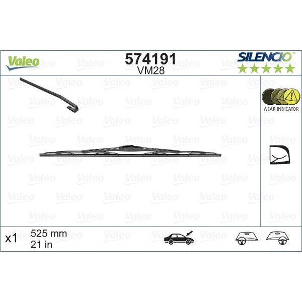 VM28 Silencio Wiper Perf LHD RHD VM28 x1 image