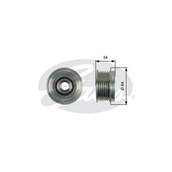 OVER RUNNING ALTERNATOR PULLEY image