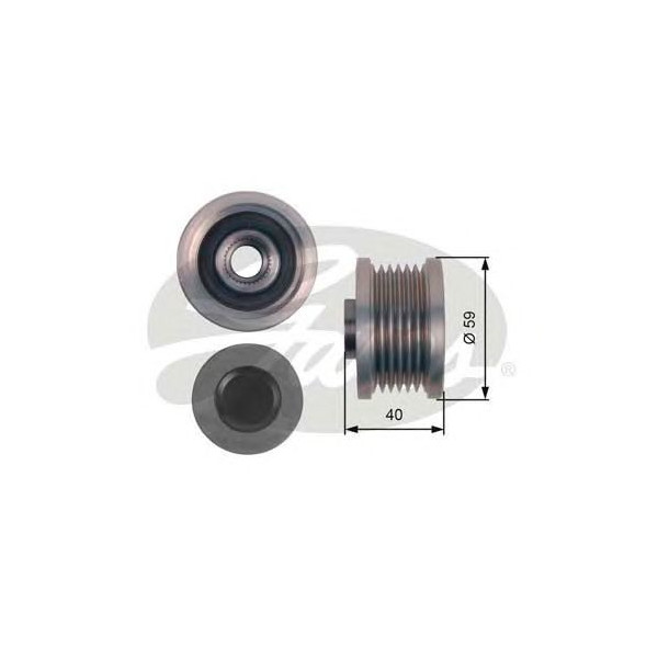 OVER RUNNING ALTERNATOR PULLEY image