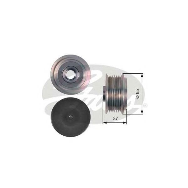 OVER RUNNING ALTERNATOR PULLEY image