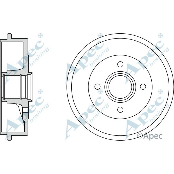 Apec Brake Drum image