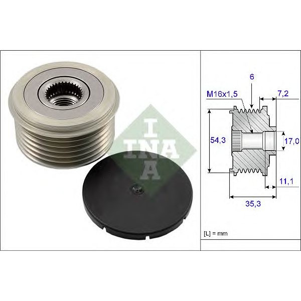 Over-Running Alternator Pulley image