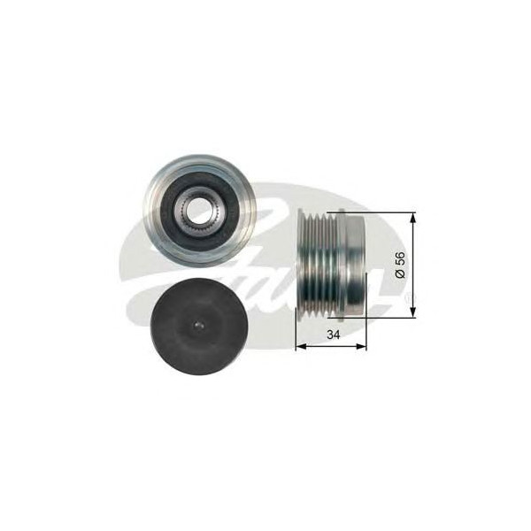 OVER RUNNING ALTERNATOR PULLEY image