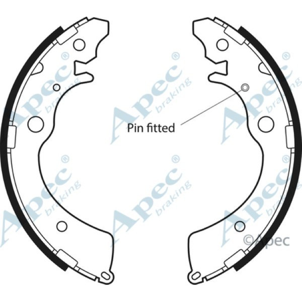 Brake Shoe Set image