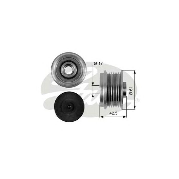 OVER RUNNING ALTERNATOR PULLEY image