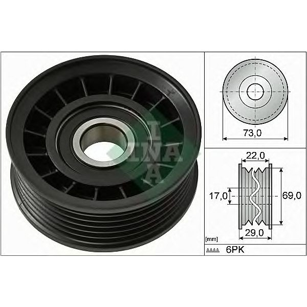 V Belt Deflection Pulley image