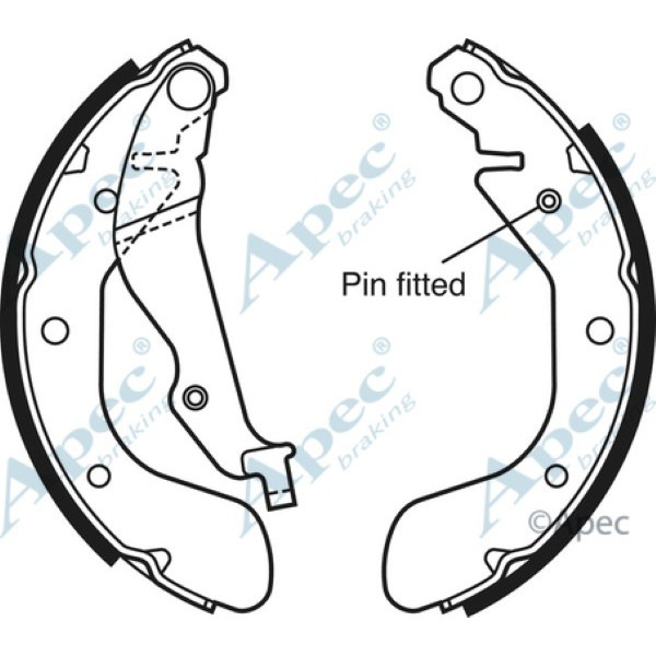 Apec Brake Shoe image