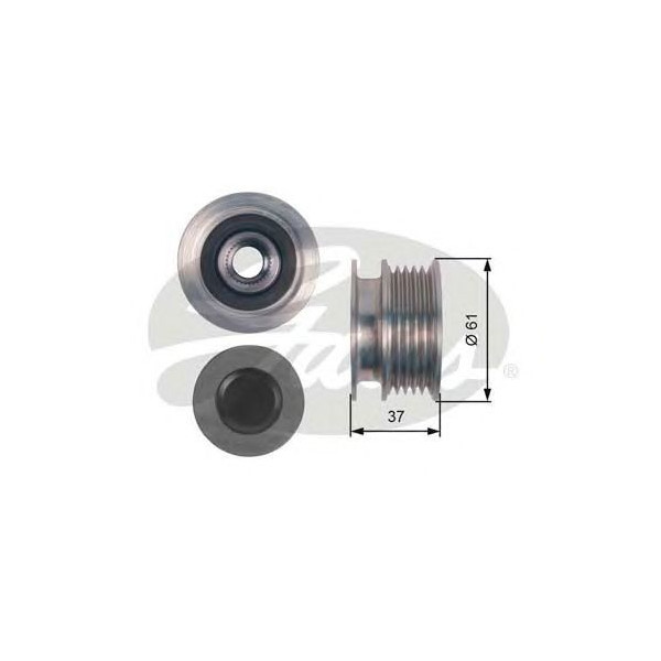 OVER RUNNING ALTERNATOR PULLEY image
