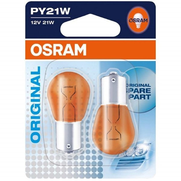 Osram Bulb PY21W  12V, Set of 2 image