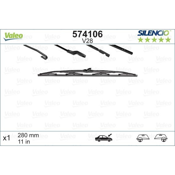 V28 Silencio Wiper Standard LHD RHD x1 image