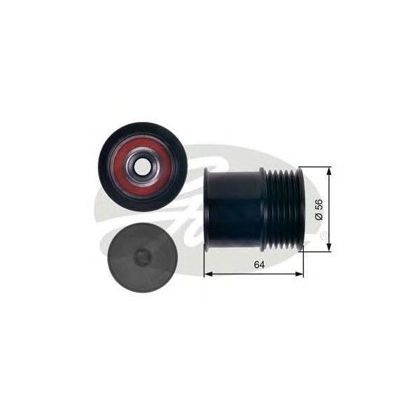 OVER RUNNING ALTERNATOR PULLEY image