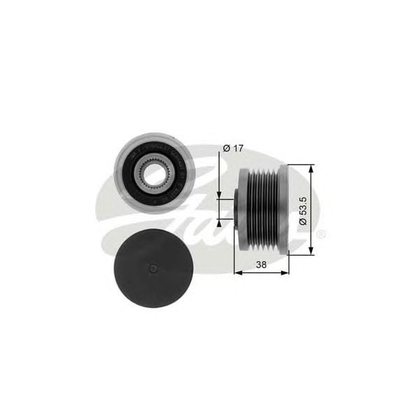 OVER RUNNING ALTERNATOR PULLEY image