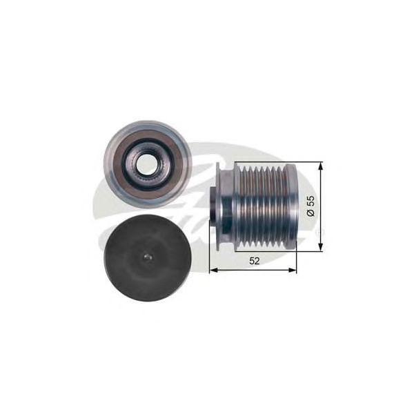 OVER RUNNING ALTERNATOR PULLEY image