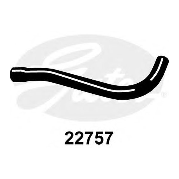 CURVED RADIATOR HOSE 470MMX33 image