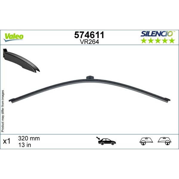 VR264 Silencio Wiper Rear LHD RHD VR264 x1 image