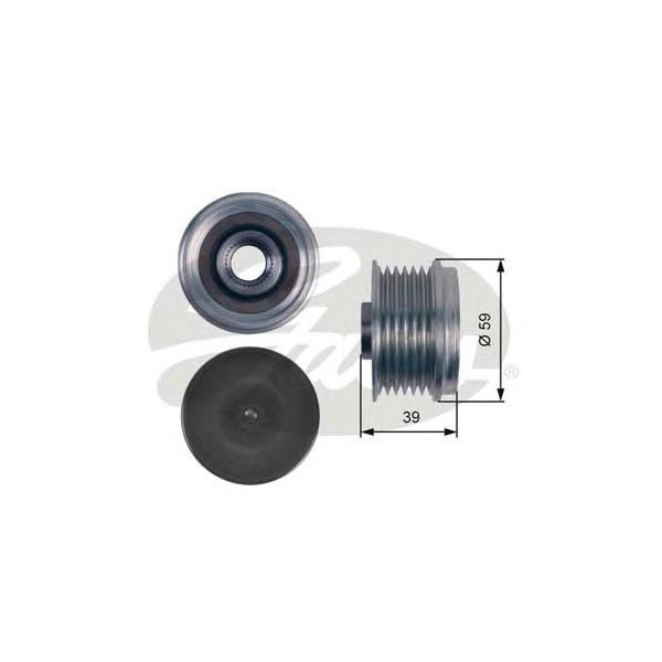 OVER RUNNING ALTERNATOR PULLEY image