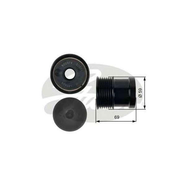 OVER RUNNING ALTERNATOR PULLEY image