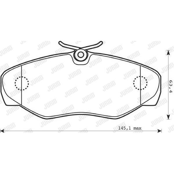 JURID BRAKE PAD image