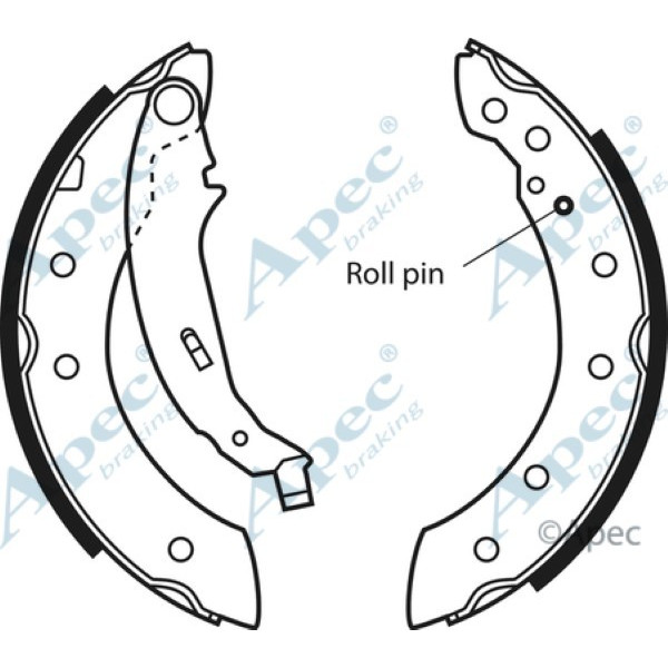 Apec Brake Shoe image