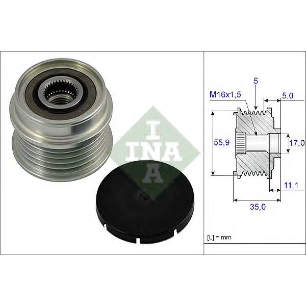 Over-Running Alternator Pulley image