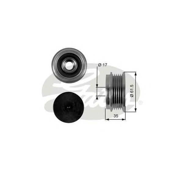 OVER RUNNING ALTERNATOR PULLEY image