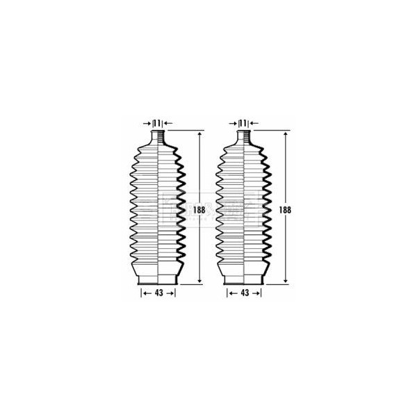 STEERING GAITER KIT image