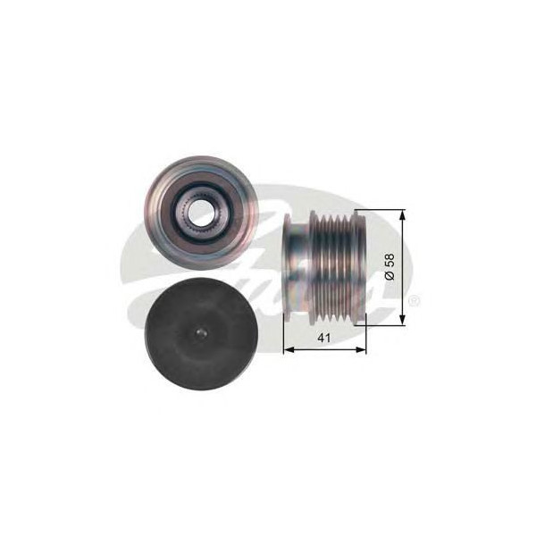 OVER RUNNING ALTERNATOR PULLEY image
