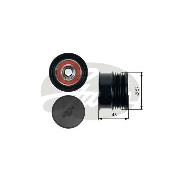 OVER RUNNING ALTERNATOR PULLEY image