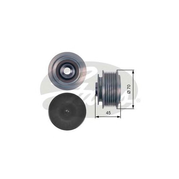 OVER RUNNING ALTERNATOR PULLEY image