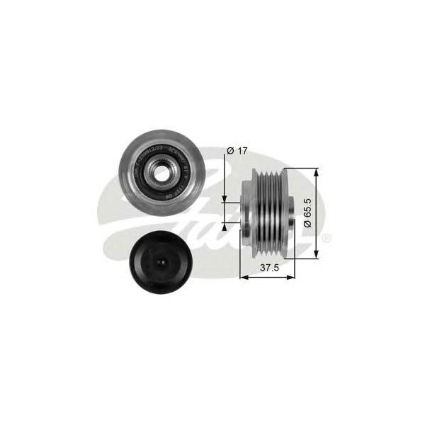 OVER RUNNING ALTERNATOR PULLEY image