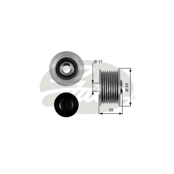 OVER RUNNING ALTERNATOR PULLEY image